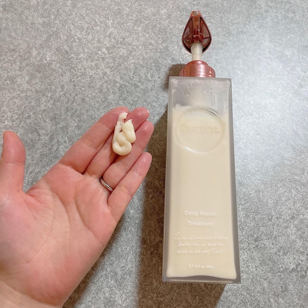 プルント ディープリペア美容液シャンプー／トリートメント/Purunt./市販シャンプーを使ったクチコミ（3枚目）