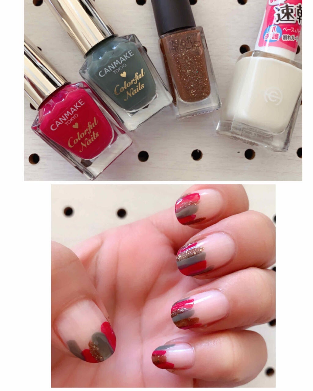 AC クイックドライベース&ハードナー/AC MAKEUP/ネイルベースコートを使ったクチコミ(4枚目)