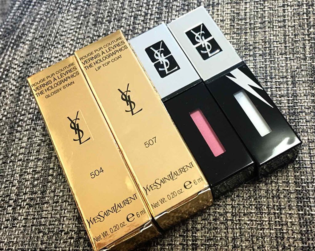 ルージュ ピュールクチュール ヴェルニ ザ ホログラフィックス/YVES SAINT LAURENT BEAUTE/口紅を使ったクチコミ（1枚目）