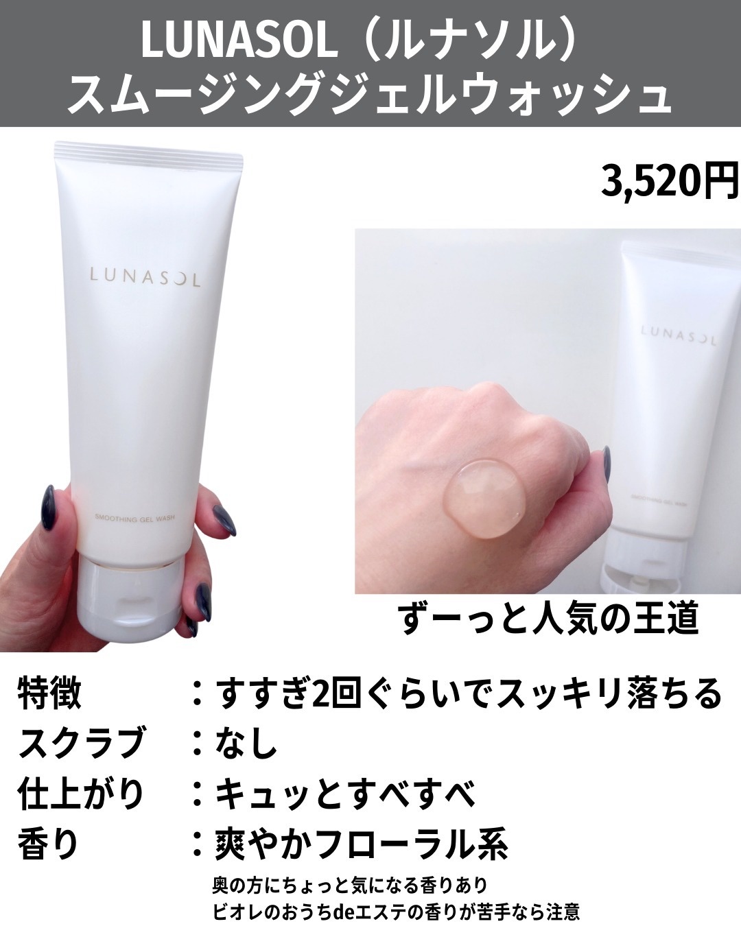 THREE バランシングステム ジェリー ウォッシュ/THREE/その他洗顔料を使ったクチコミ（3枚目）