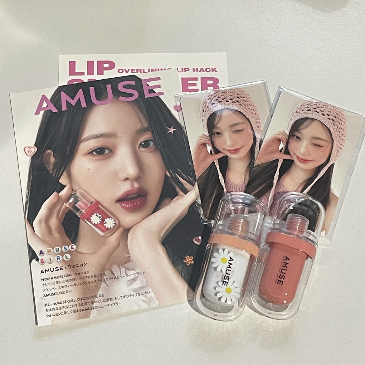 ジェルフィットティント/AMUSE/リップティントを使ったクチコミ（1枚目）