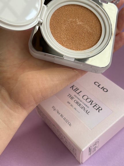 キル カバー ファンウェア クッション ザ オリジナル/CLIO/クッションファンデーションを使ったクチコミ(8枚目)
