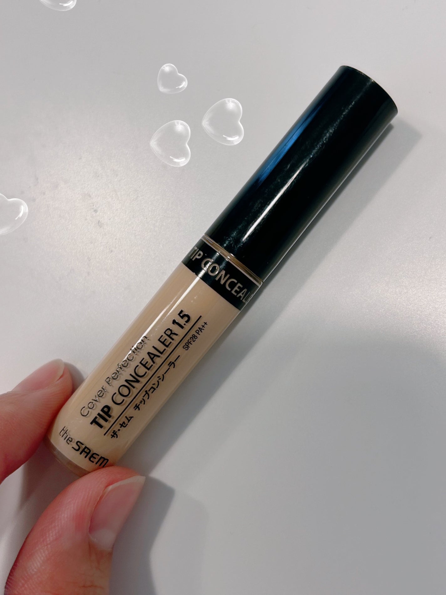 カバーパーフェクション チップコンシーラー/the SAEM/リキッドコンシーラーを使ったクチコミ(1枚目)