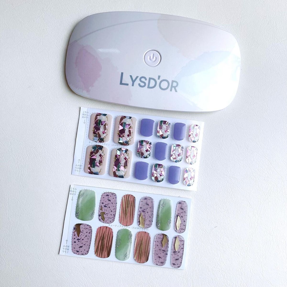 セミキュアジェルネイルシール ハンド用/LYSD’OR/ネイルシールを使ったクチコミ(1枚目)