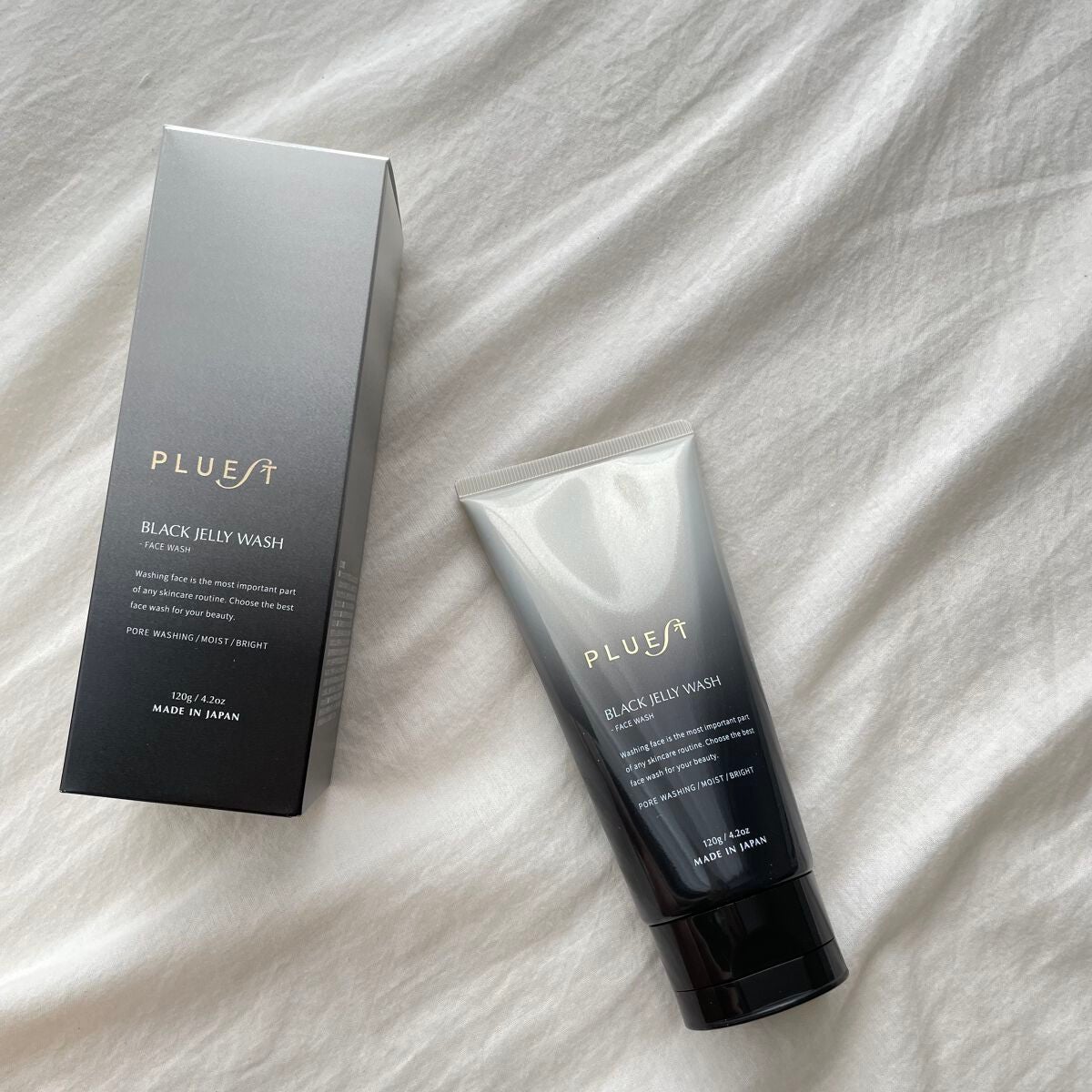 BLACK JELLY WASH(ブラックジェリーウォッシュ)/PLUEST/その他洗顔料を使ったクチコミ(1枚目)