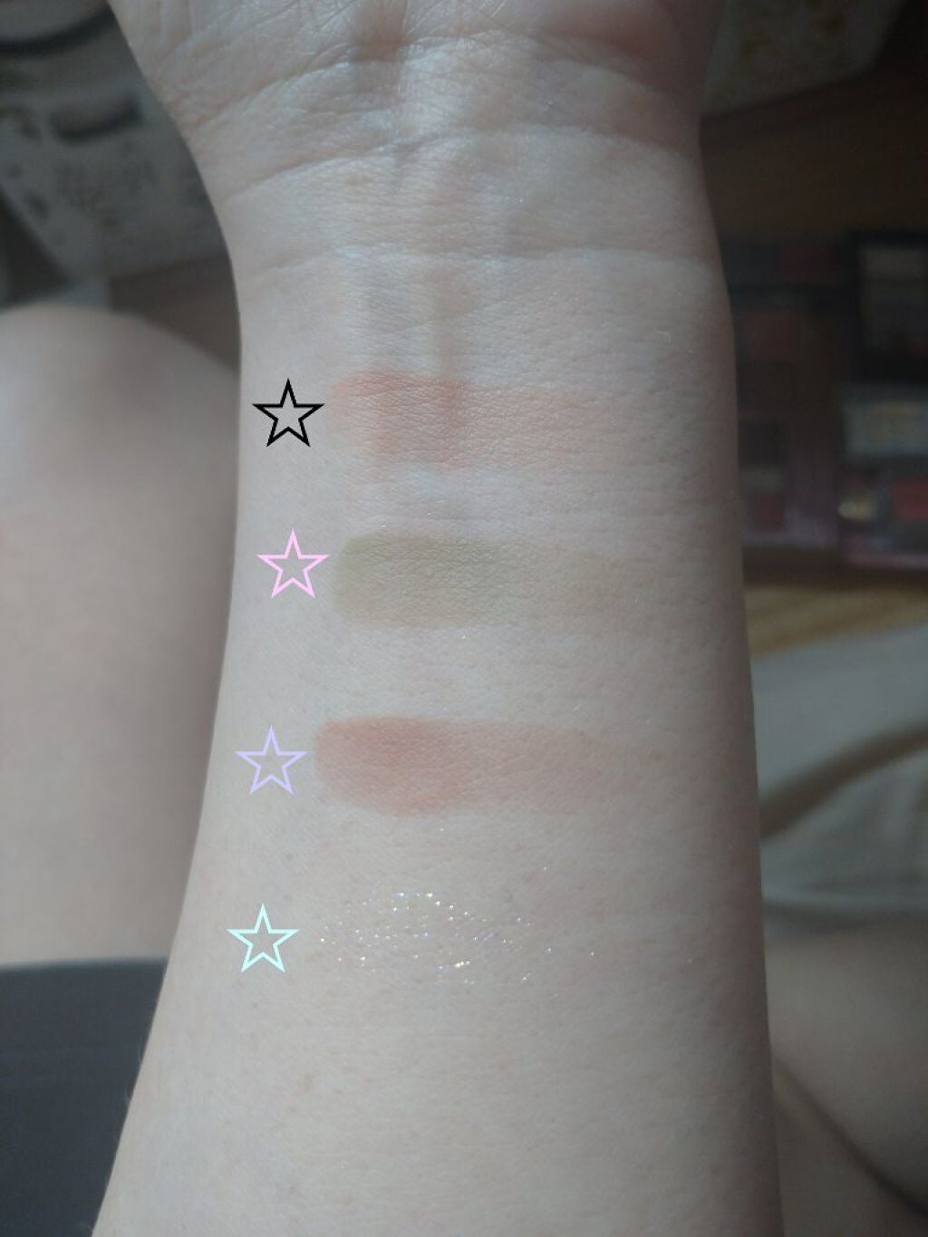 4色アイシャドウパレット/aZTK/アイシャドウパレットを使ったクチコミ(2枚目)