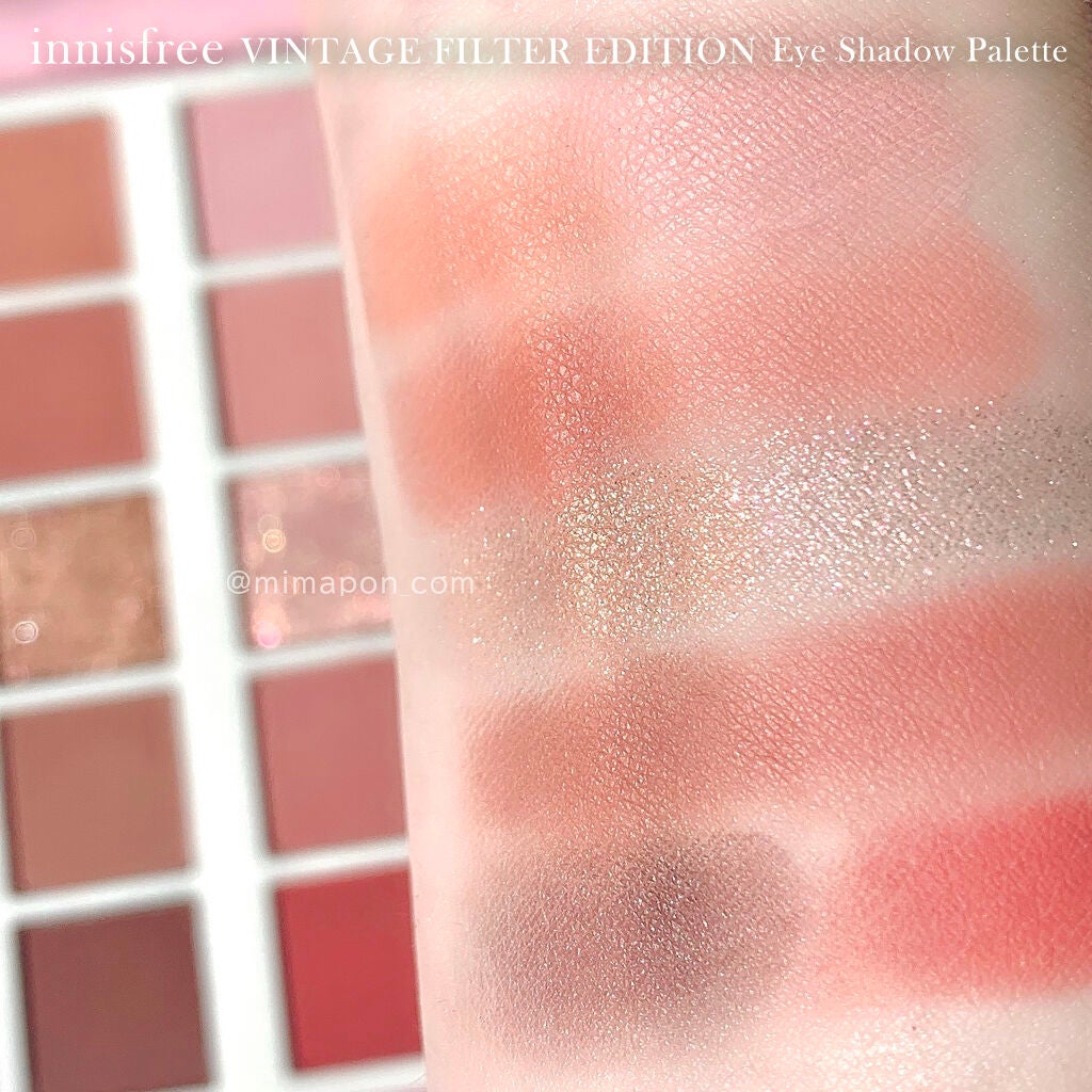 ヴィンテージ フィルター アイシャドウ パレット Vintage Filter Edition/innisfree/アイシャドウパレットを使ったクチコミ(2枚目)
