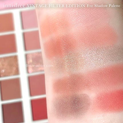 ヴィンテージ フィルター アイシャドウ パレット Vintage Filter Edition/innisfree/アイシャドウパレットを使ったクチコミ(2枚目)