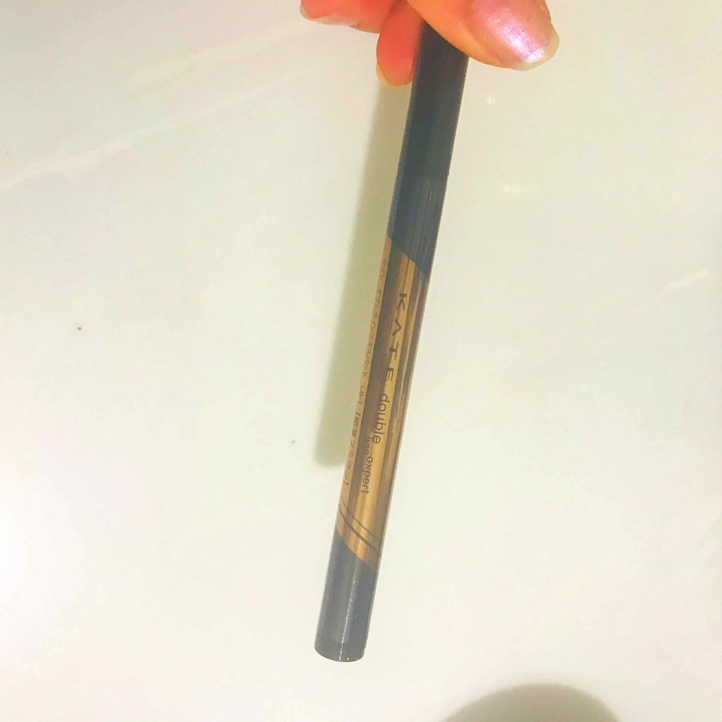 ダブルラインフェイカー/KATE/リキッドアイライナーを使ったクチコミ(3枚目)