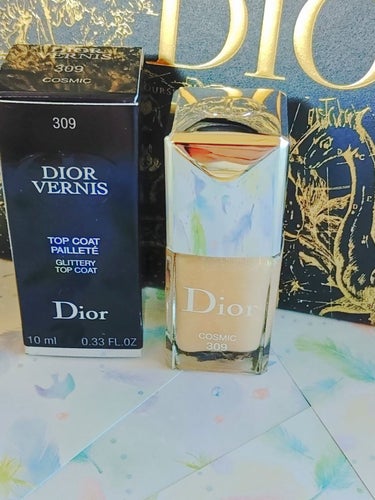 ディオール ヴェルニ トップコート  309 コスミック（生産終了）/Dior/ネイルトップコート・ベースコートを使ったクチコミ（1枚目）