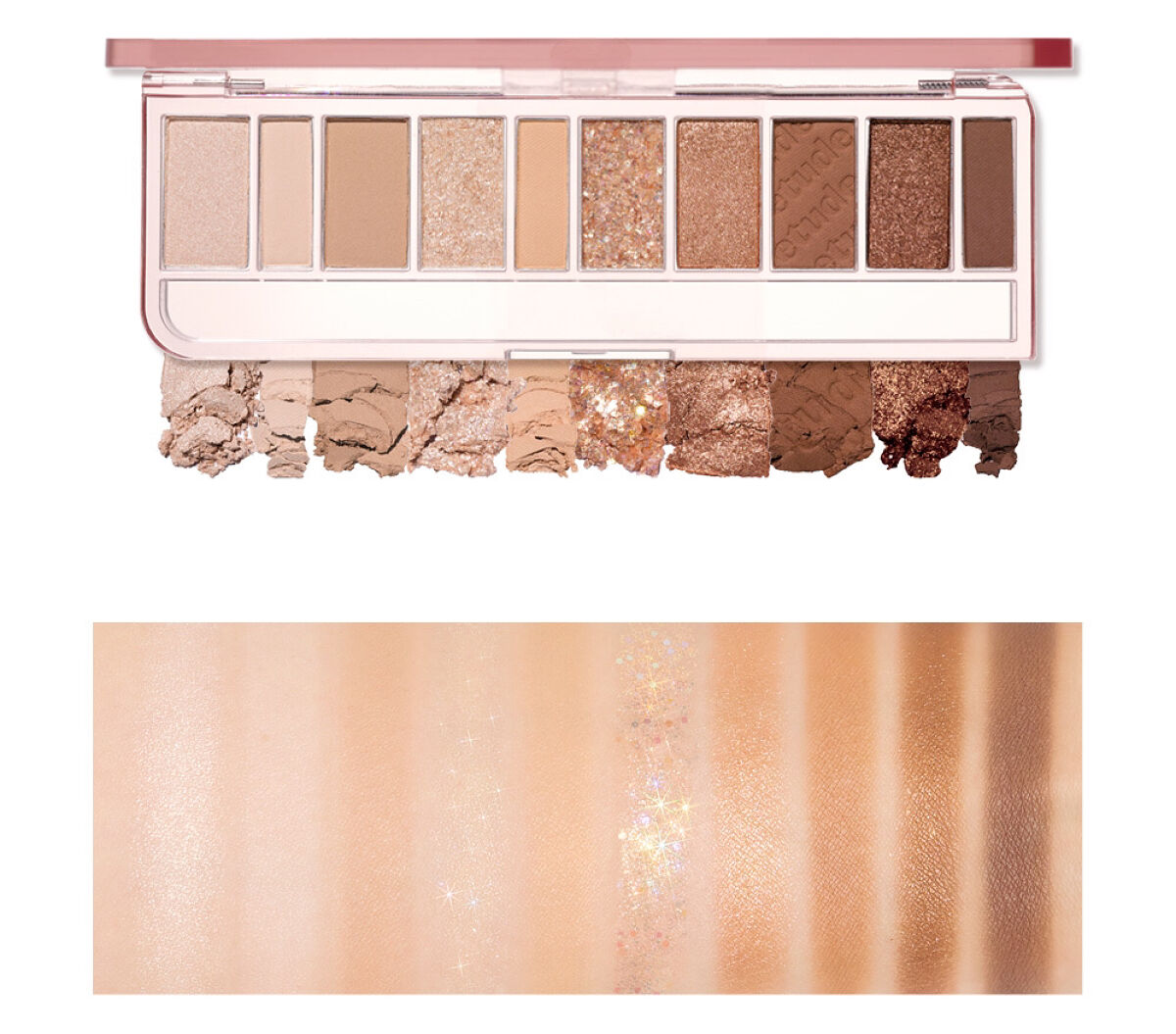 プレイカラー アイシャドウ/ETUDE/アイシャドウパレットを使ったクチコミ（2枚目）