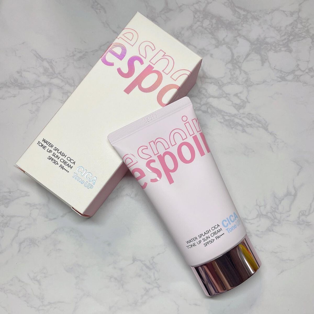 ウォータースプラッシュシカトーンアップクリーム/espoir/化粧下地を使ったクチコミ（1枚目）