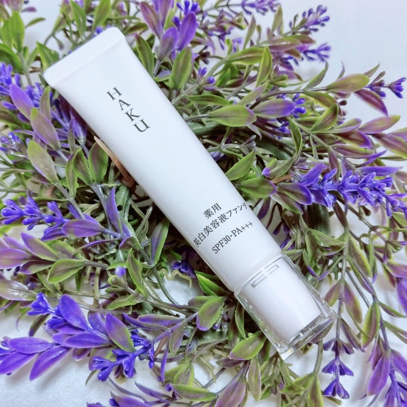 薬用 美白美容液ファンデ（医薬部外品） ライトベージュ/HAKU/クリーム・エマルジョンファンデーションを使ったクチコミ（1枚目）