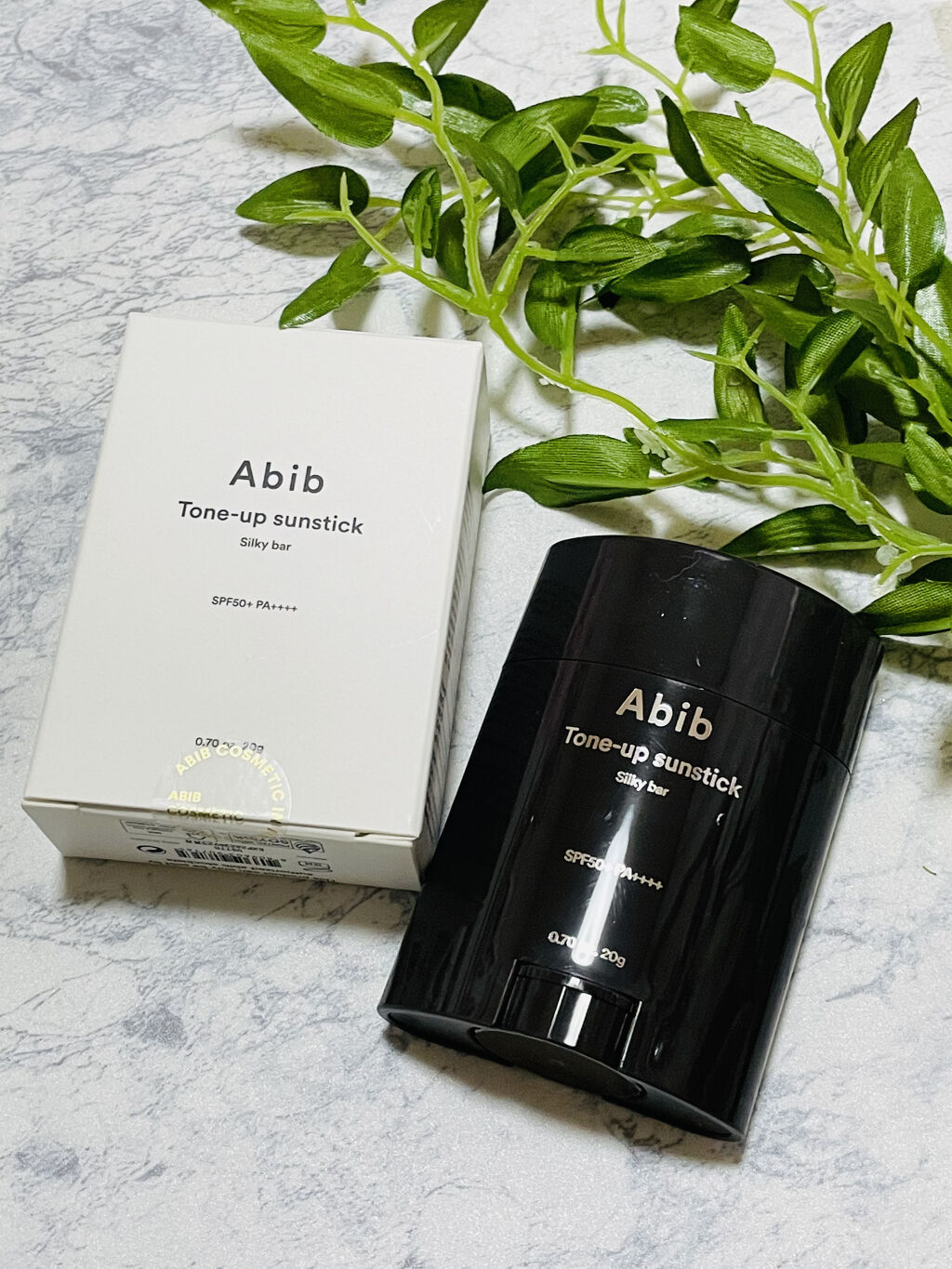 トーンアップ サンスティック シルキーバー/Abib /日焼け止め・UVケアを使ったクチコミ（1枚目）