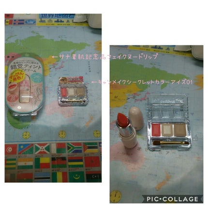 シークレットカラーアイズ/キャンメイク/アイシャドウパレットを使ったクチコミ(1枚目)