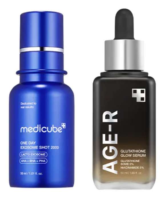 MEDICUBE ゼロ1DAYエクソソームショット2000 1個+グルタチオングロウアンプル 1個 セット