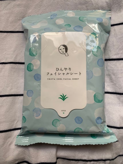 ひんやりフェイシャルシート/よーじや/フェイスシートを使ったクチコミ(1枚目)