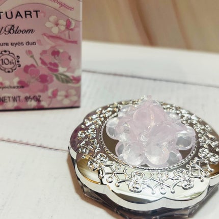 ジルスチュアート クリスタルブルーム ペタルクチュールアイズ デュオ/JILL STUART/アイシャドウパレットを使ったクチコミ(3枚目)