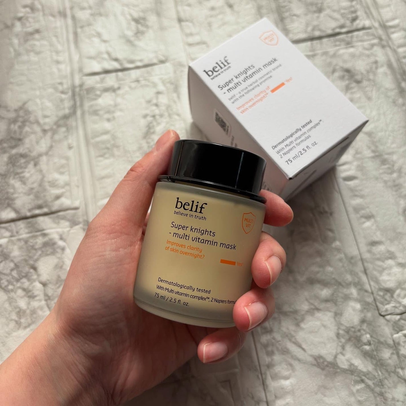 スーパーナイツ ビタミンマスク/belif/フェイスクリームを使ったクチコミ(7枚目)