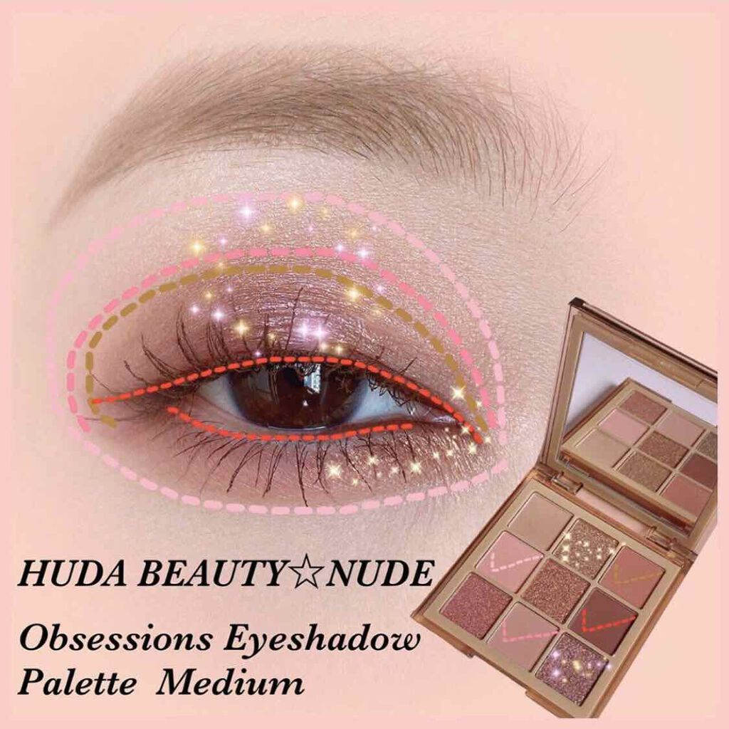 NUDE obsessions /Huda Beauty/アイシャドウパレットを使ったクチコミ(2枚目)