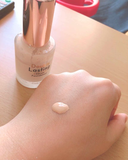 ダブルラスティング セラムファンデーション/ETUDE/リキッドファンデーションを使ったクチコミ(2枚目)