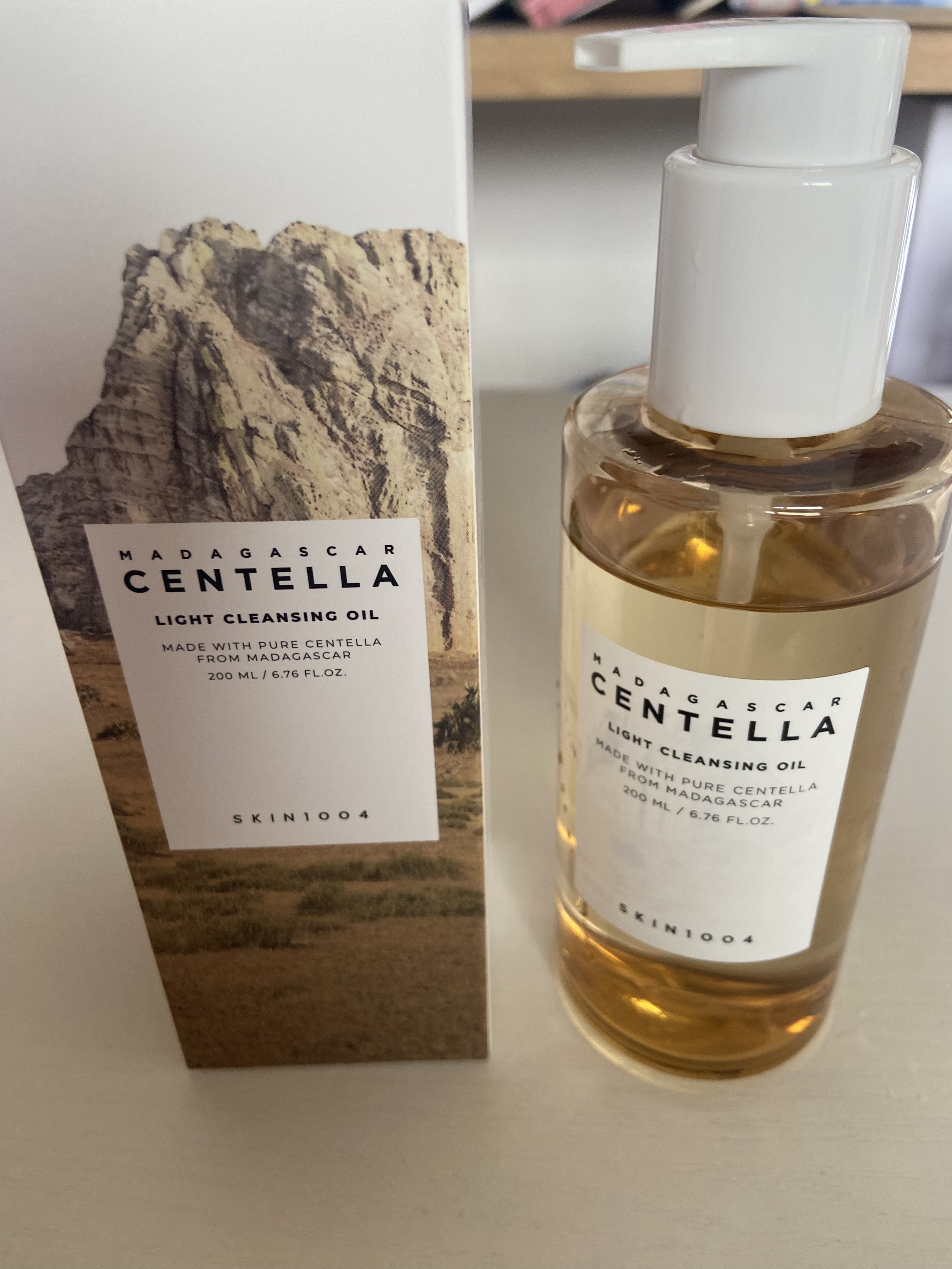 センテラ ライトクレンジングオイル/SKIN1004/オイルクレンジングを使ったクチコミ（1枚目）