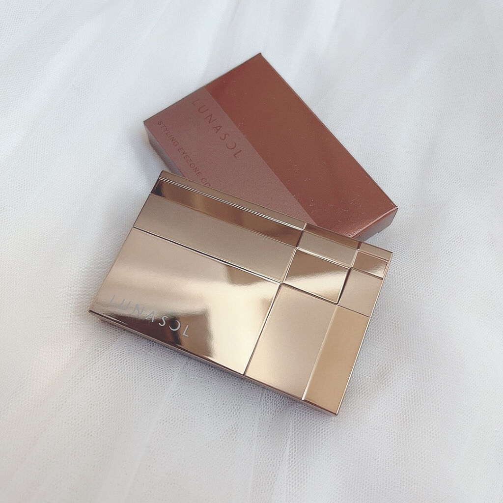 スタイリングアイゾーンコンパクト/LUNASOL/アイシャドウパレットを使ったクチコミ（3枚目）