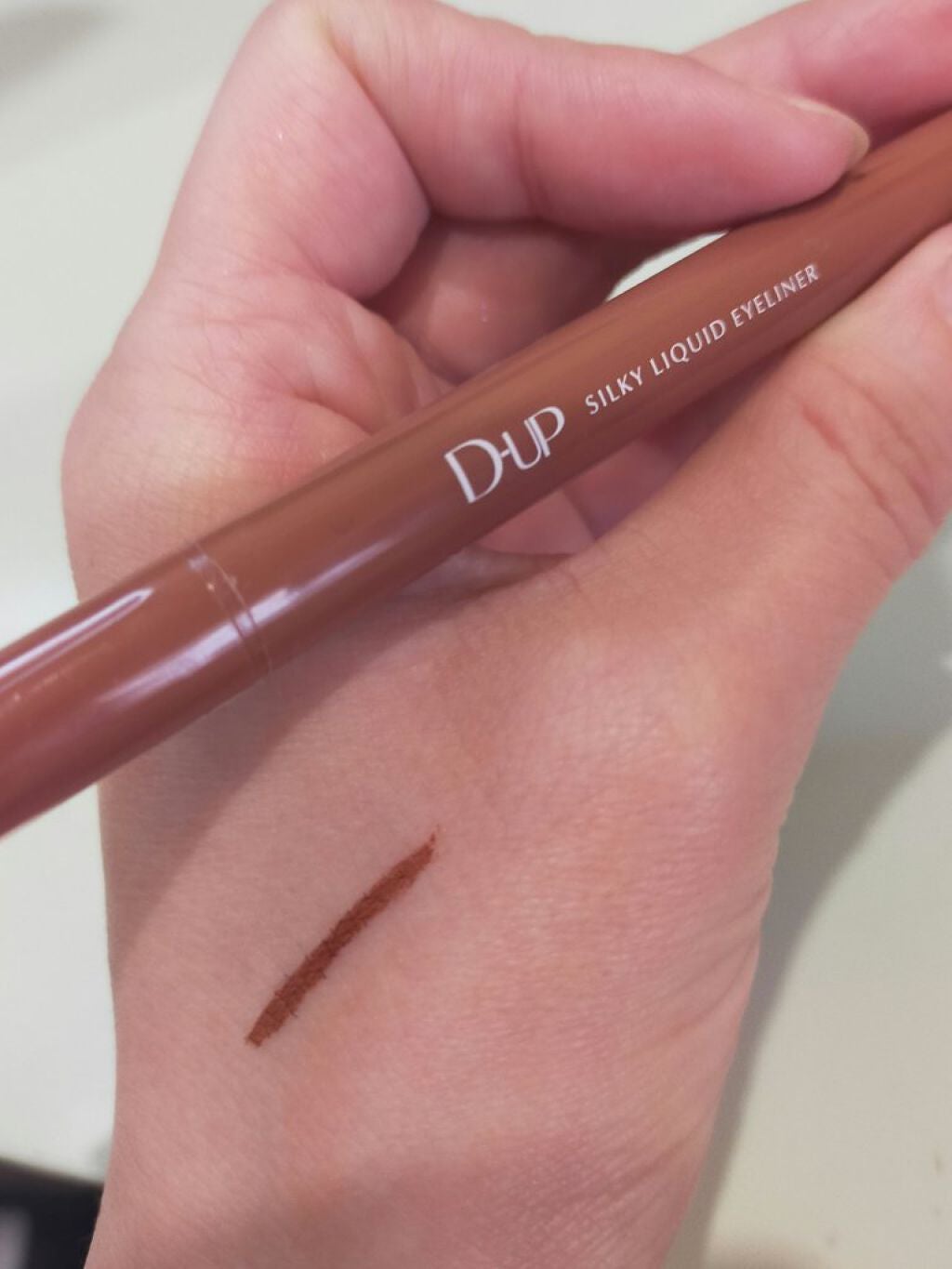 fresh_perfume on LIPS 「【使った商品】D-upアイライナー アプリコットブラウンちょっ..」(2枚目)