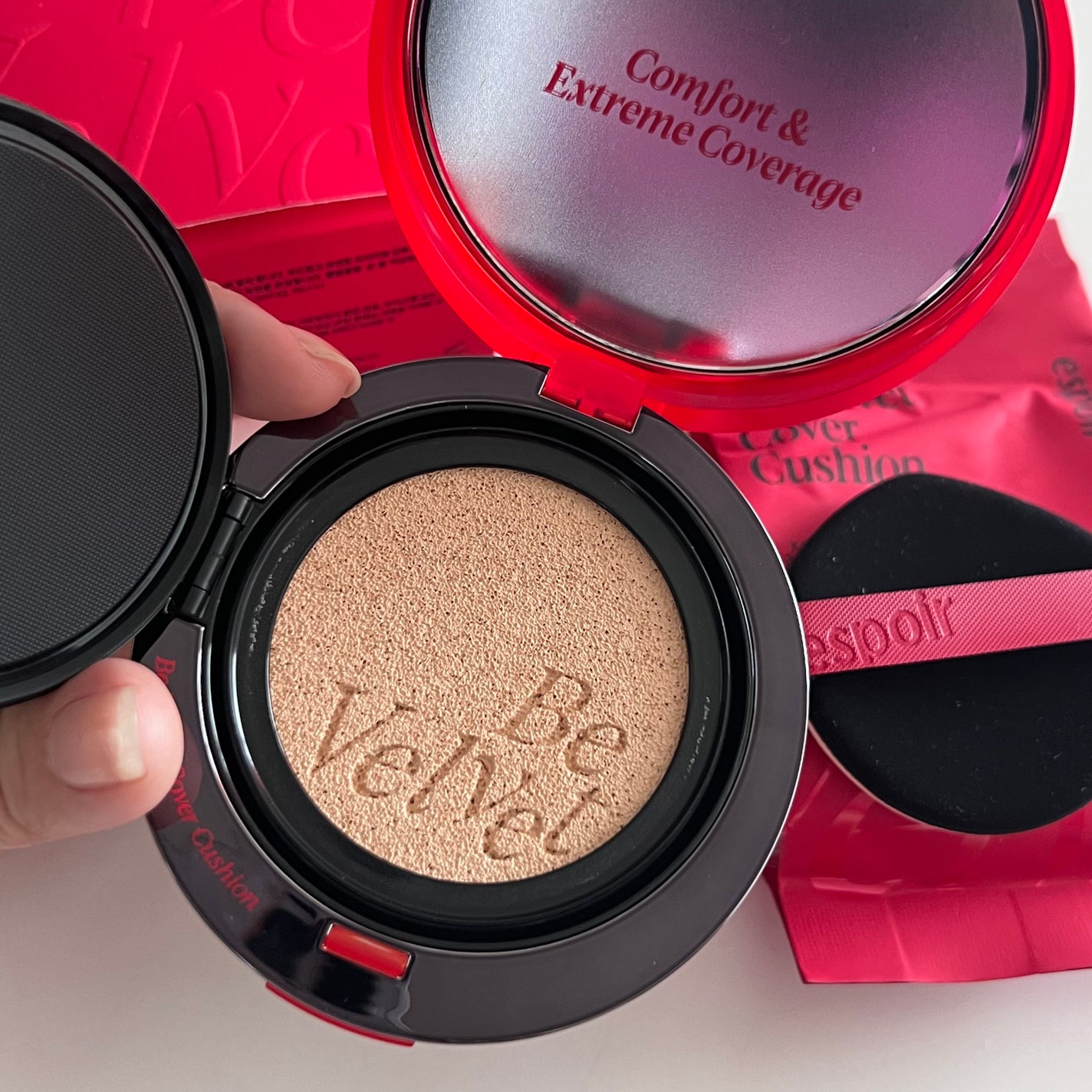 ビーベルベットカバークッション/espoir/クッションファンデーションを使ったクチコミ(5枚目)