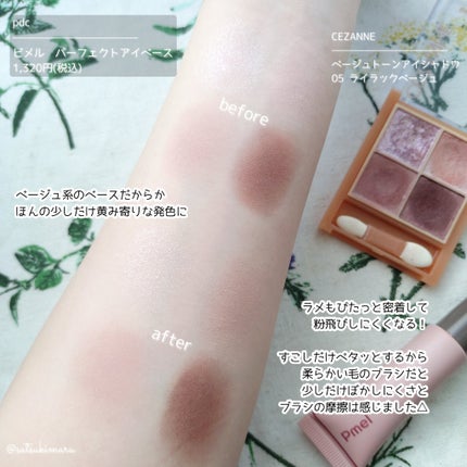 ピメル パーフェクトアイベース/pdc/アイシャドウベースを使ったクチコミ(5枚目)