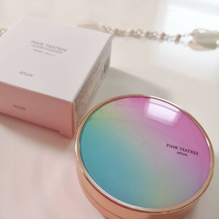 ピンクティーツリーカバークッション/APLIN/クッションファンデーションを使ったクチコミ(1枚目)