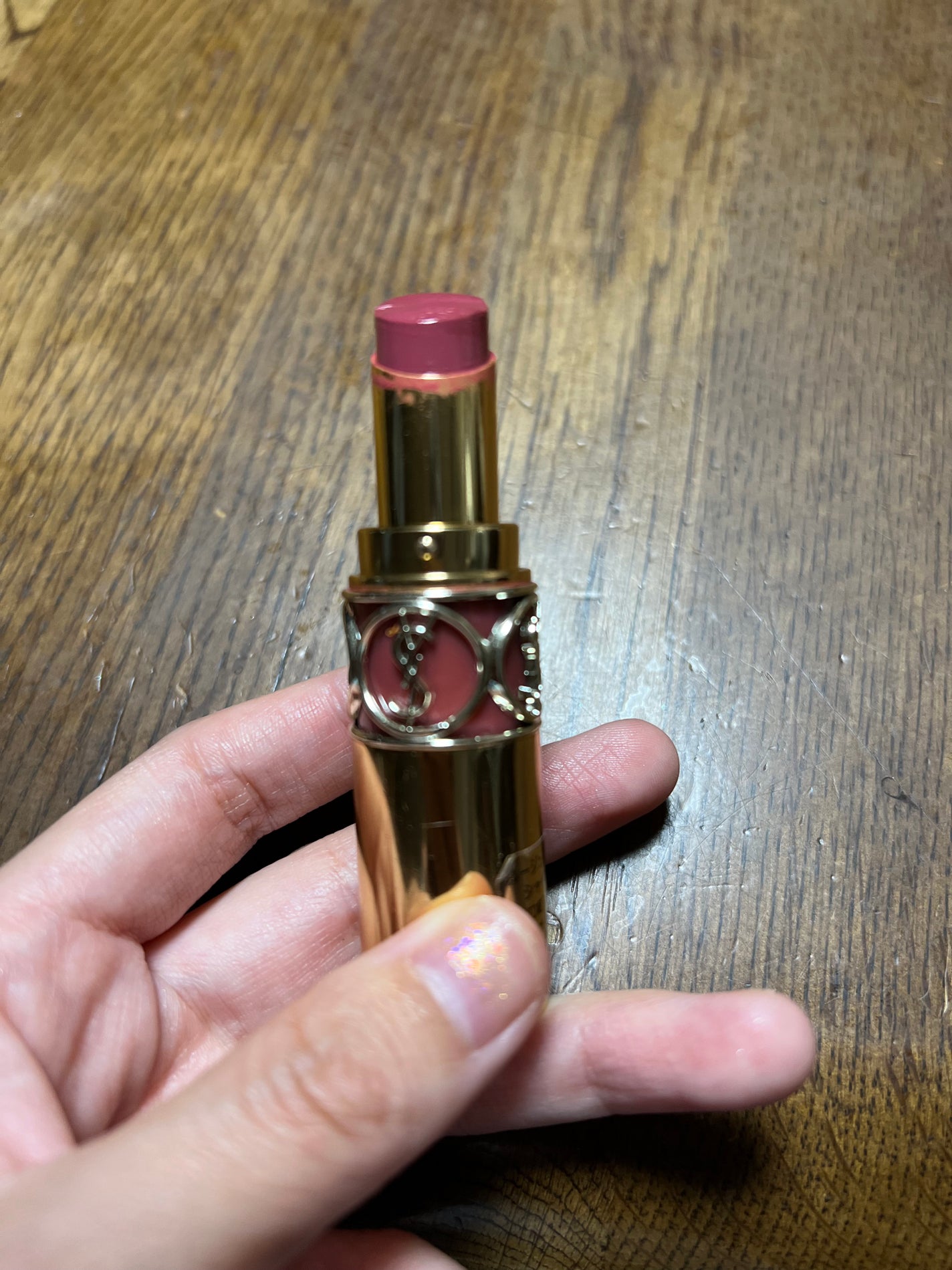 ルージュ ヴォリュプテ シャイン/YVES SAINT LAURENT BEAUTE/口紅を使ったクチコミ(1枚目)