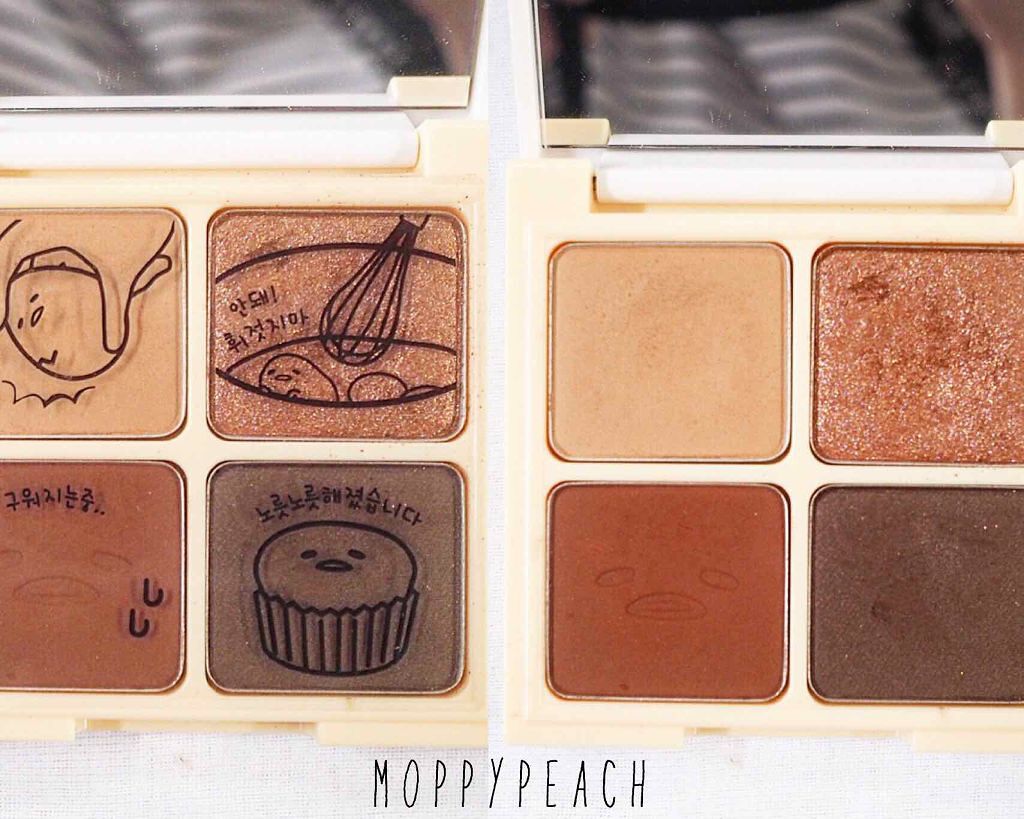 ぐでたまアイシャドウ/HOLIKA HOLIKA/アイシャドウパレットを使ったクチコミ(2枚目)