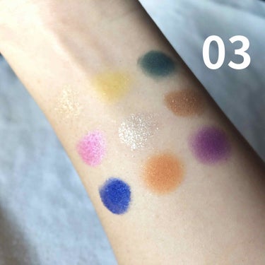 UR GLAM　BLOOMING EYE COLOR PALETTE/U R GLAM/パウダーアイシャドウを使ったクチコミ（3枚目）