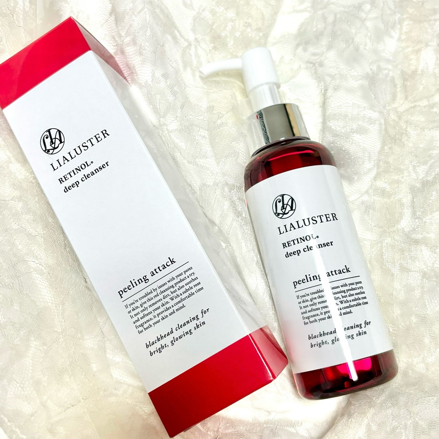 レチノールディープクレンザー/LIALUSTER/その他洗顔料を使ったクチコミ(4枚目)