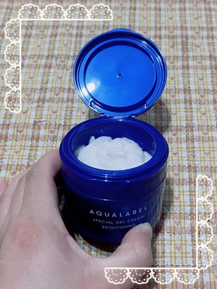 スペシャルジェルクリーム EX (ブライトニング) /アクアレーベル/オールインワン化粧品を使ったクチコミ(7枚目)