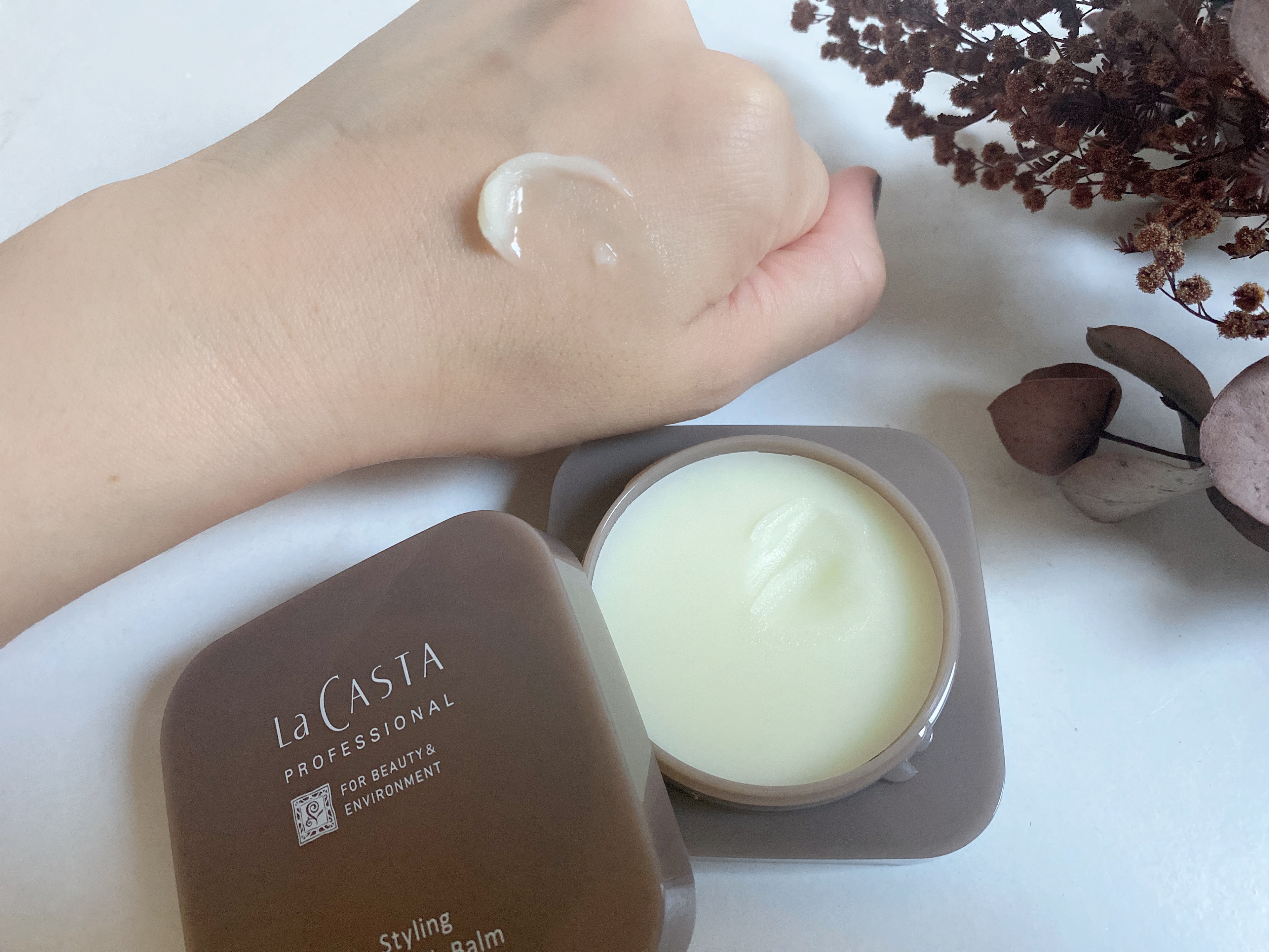 プロフェッショナル スタイリング グロウリッチ バーム /ラ・カスタ　プロフェッショナル/ヘアバームを使ったクチコミ（2枚目）