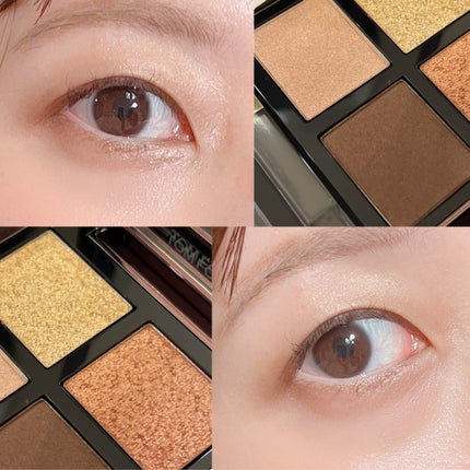 アイ カラー クォード 01 ゴールデン ミンク/TOM FORD BEAUTY/アイシャドウパレットを使ったクチコミ(3枚目)