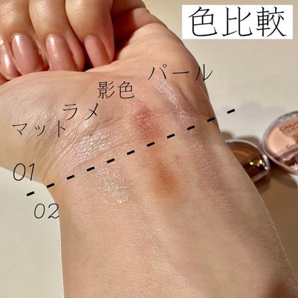 プランぷくコーデアイズ/キャンメイク/パウダーアイシャドウを使ったクチコミ(3枚目)