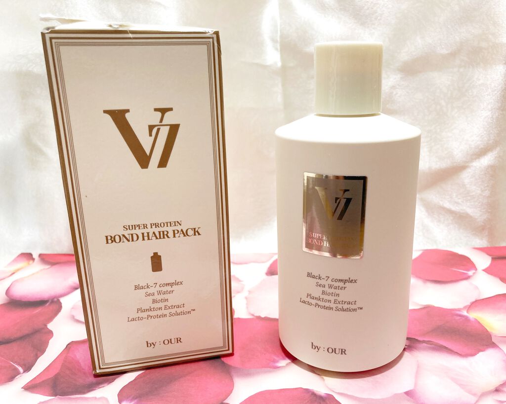 V7 スーパープロテイン ボンドヘアパック/by : OUR/ヘアマスク・ヘアパックを使ったクチコミ(1枚目)