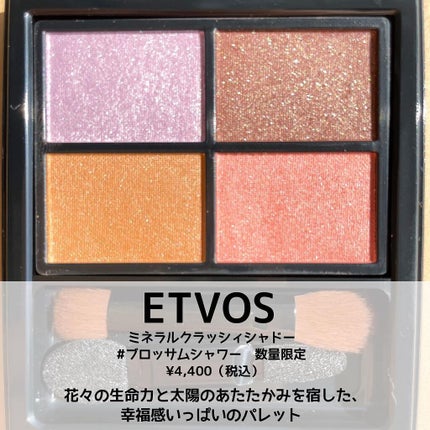 ミネラルクラッシィシャドー/エトヴォス/アイシャドウパレットを使ったクチコミ(2枚目)