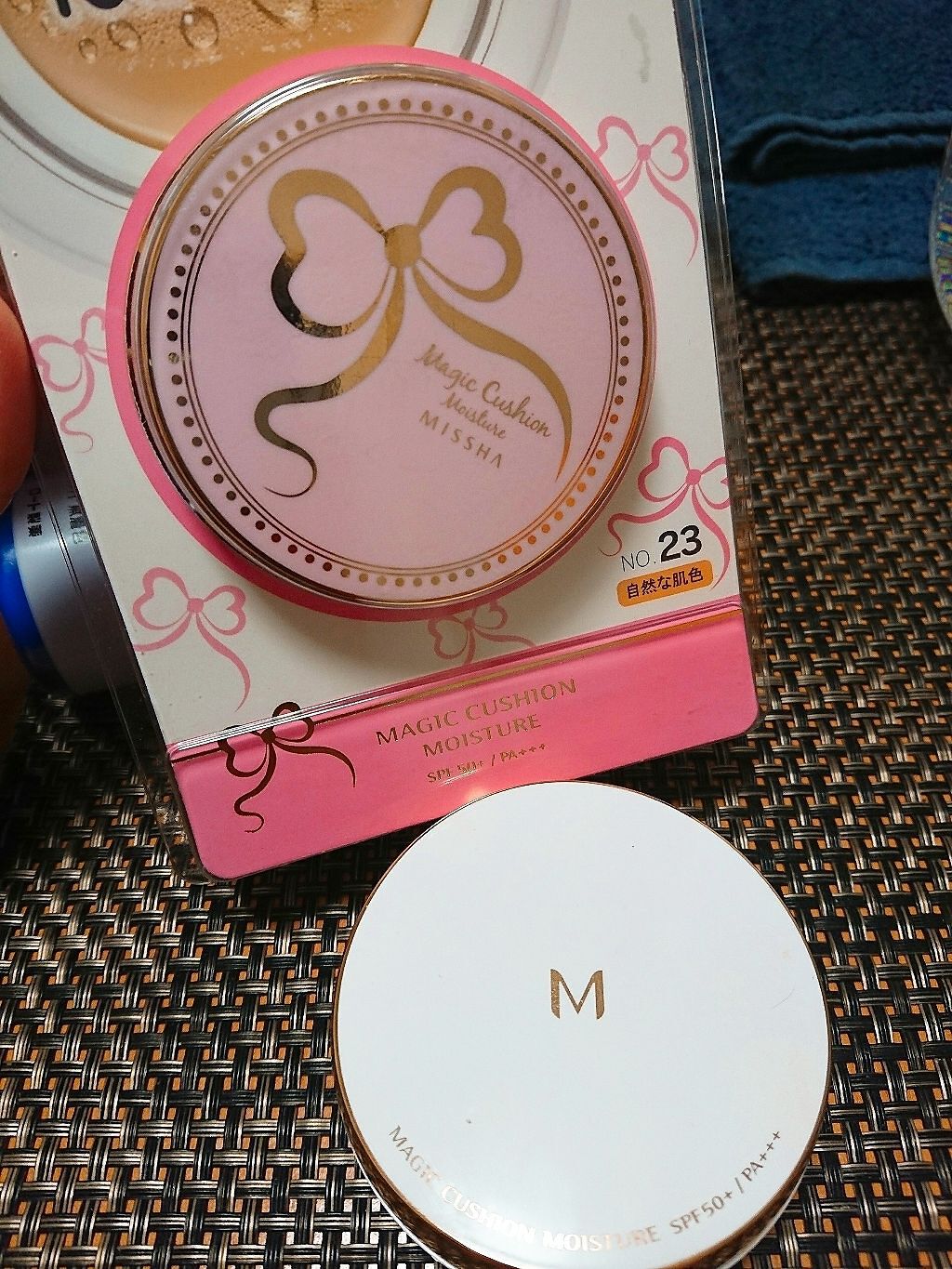 M クッション ファンデーション(モイスチャー)/MISSHA/クッションファンデーションを使ったクチコミ(1枚目)