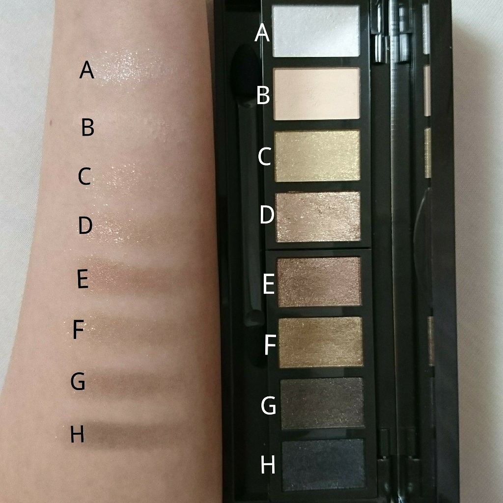 グラマラスリッチ アイパレット (クリスマスコフレ 2018)/Visée/メイクアップキットを使ったクチコミ(2枚目)