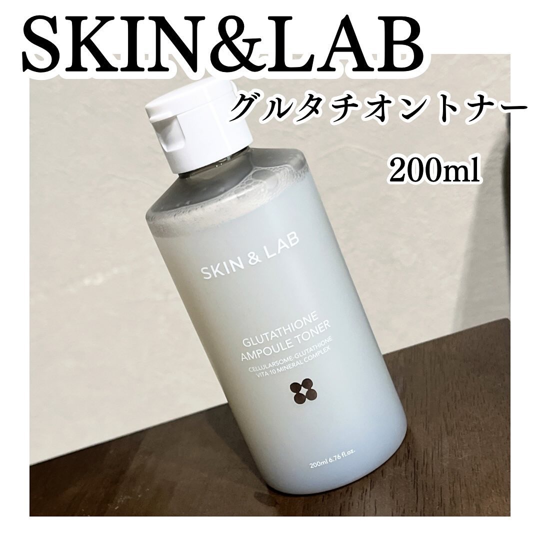 グルタチオンアンプルトナー/SKIN&LAB/化粧水を使ったクチコミ（1枚目）