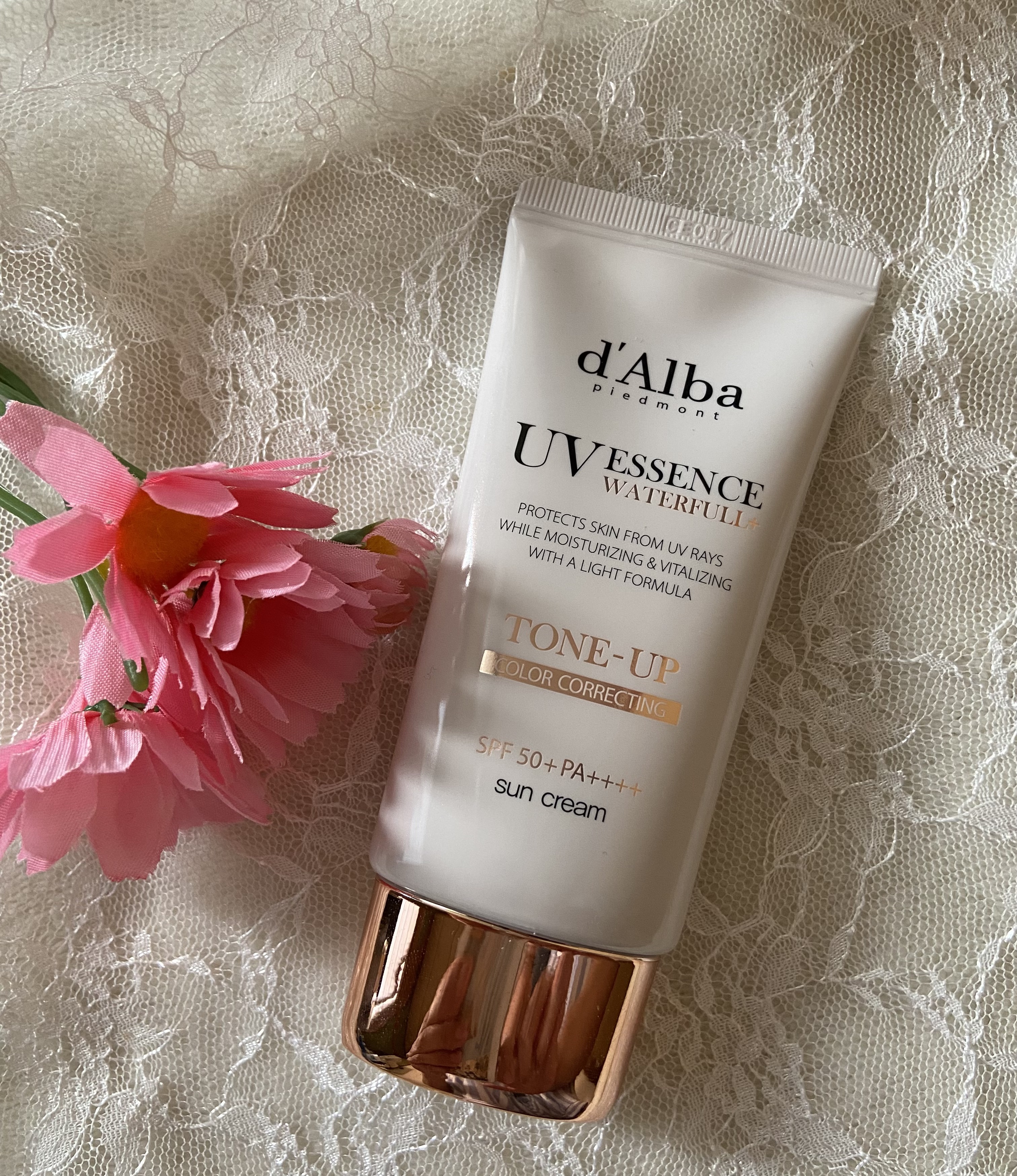 ウォータフルトーンアップサンクリーム/ダルバ/日焼け止めクリームを使ったクチコミ（1枚目）