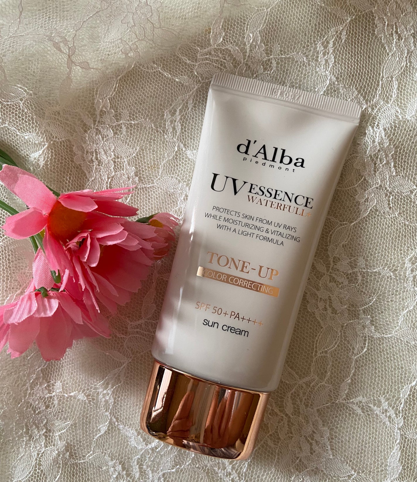 ウォータフルトーンアップサンクリーム/ダルバ/日焼け止めクリームを使ったクチコミ(1枚目)