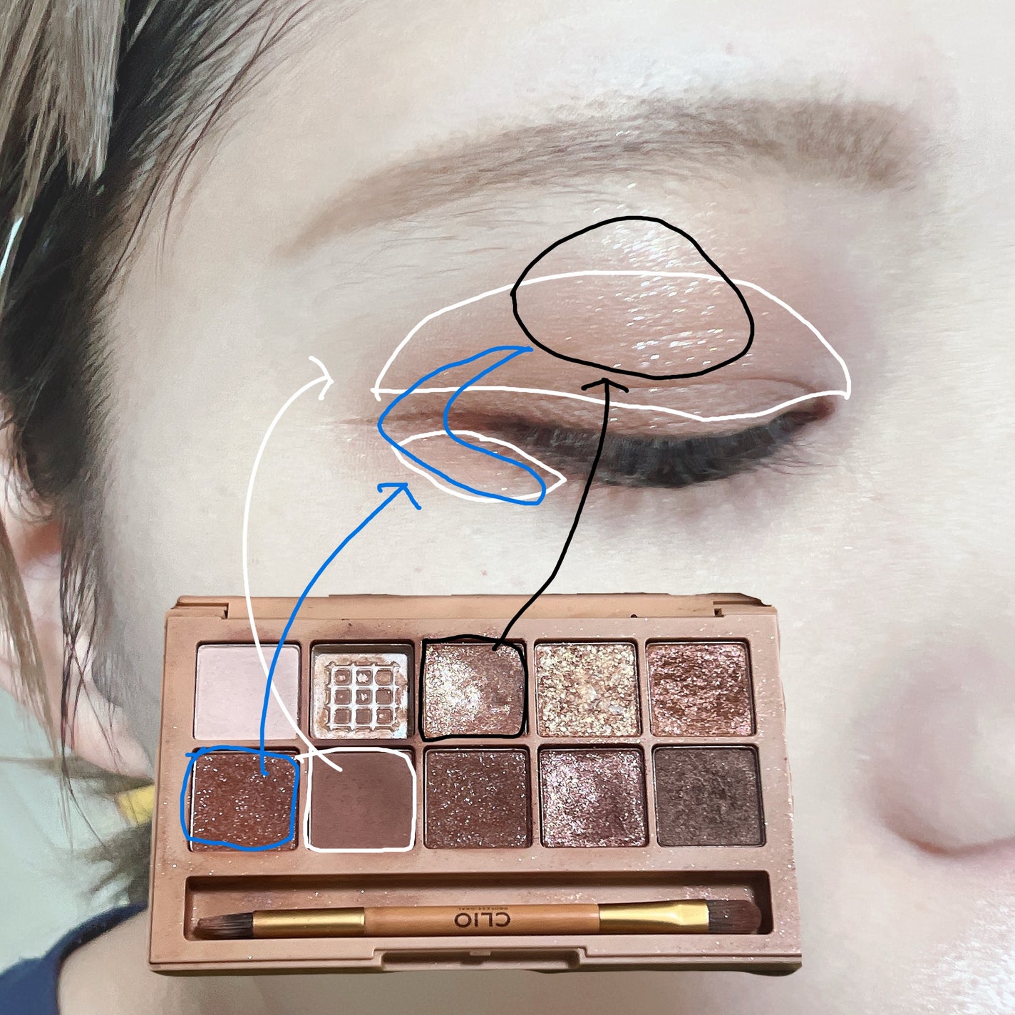 プロ アイ パレット/CLIO/アイシャドウパレットを使ったクチコミ(2枚目)