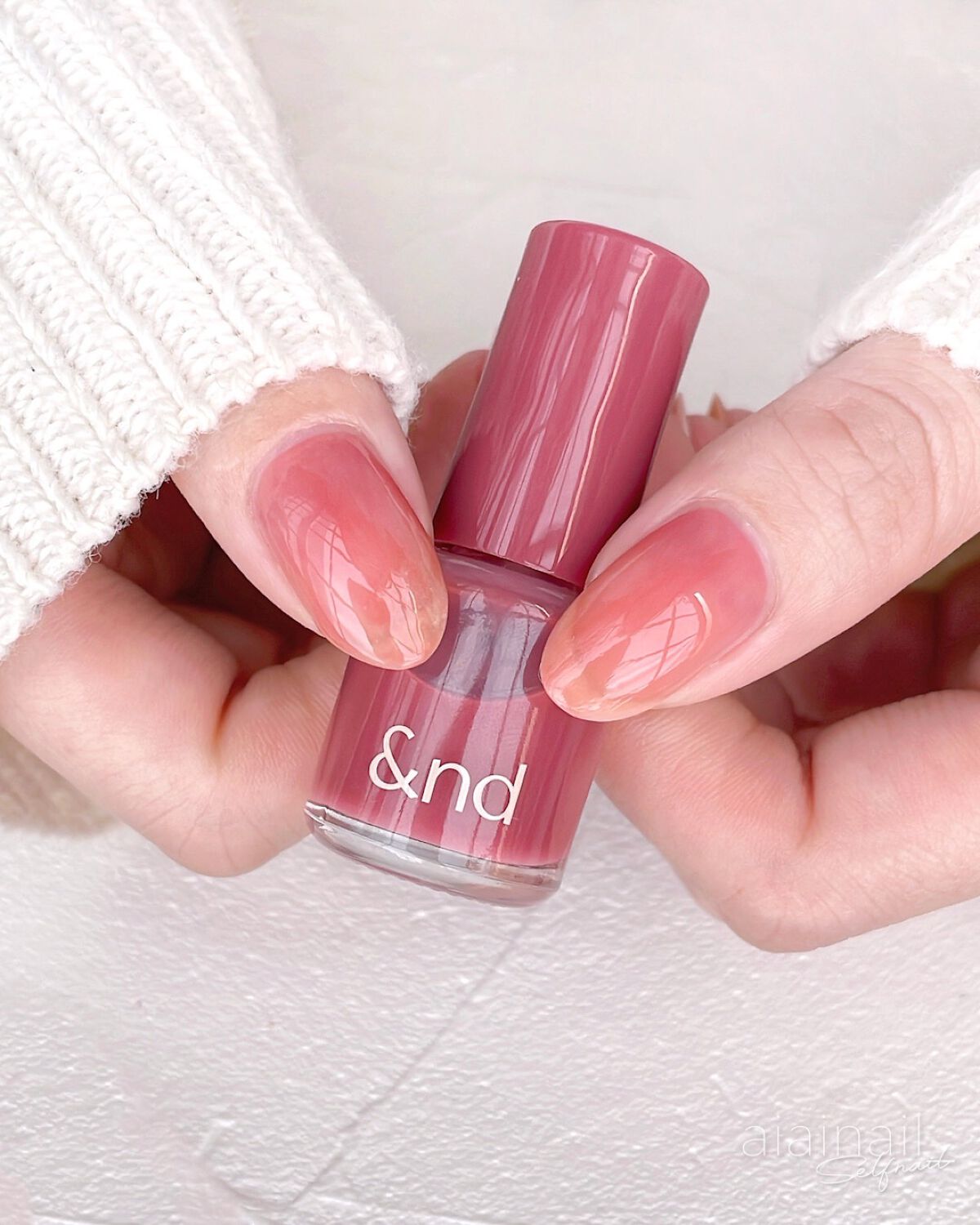 アンドバイロムアンド グラッシードロップネイル/&nd by rom&nd/マニキュアを使ったクチコミ(2枚目)