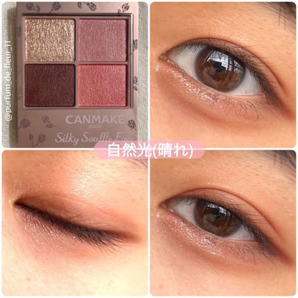 シルキースフレアイズ(マットタイプ)/キャンメイク/アイシャドウパレットを使ったクチコミ(6枚目)