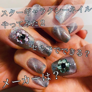 スターギャラクシーネイルを前回と別の色でやってみました💅🌌


今回使用したのはICE GELのMilky Way！
色は1167オーロラグレーです。


クリアなグレーのジェルにザックザクにラメが入っ